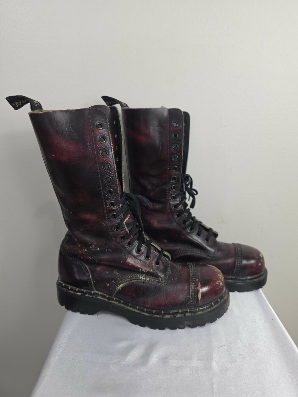 Vintage TredAir Steel Cap Leather Combat Boot 7M 10W
